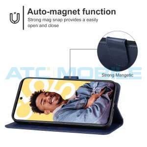 Pouzdro Shield4U Realme C55 (RMX3710) otev&iacute;rac&iacute; modr&eacute;