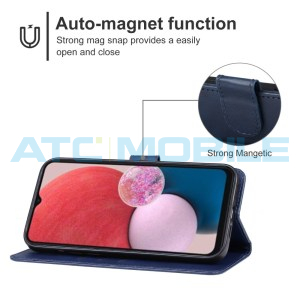 Pouzdro Shield4U Samsung Galaxy A14 4G (SM-A145) otev&iacute;rac&iacute; modr&eacute;