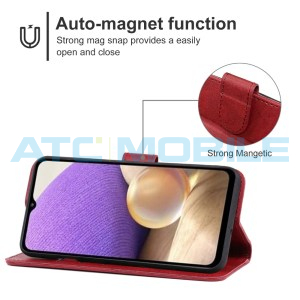 Pouzdro Shield4U Samsung Galaxy A33 5G (SM-A336) otev&iacute;rac&iacute; červen&eacute;
