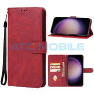 Pouzdro Shield4U Samsung Galaxy S23 FE (SM-S711B) otev&iacute;rac&iacute; červen&eacute;