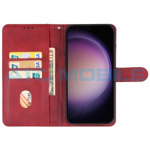 Pouzdro Shield4U Samsung Galaxy S23 FE (SM-S711B) otev&iacute;rac&iacute; červen&eacute;