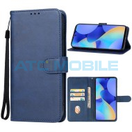 Pouzdro Shield4U Tecno Spark 10 Pro otev&iacute;rac&iacute; modr&eacute;