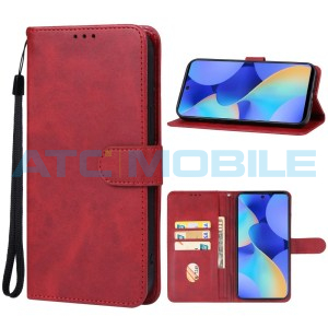 Pouzdro Shield4U Tecno Spark 10 Pro otev&iacute;rac&iacute; červen&eacute;