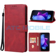 Pouzdro Shield4U Tecno Spark 10, 10C otev&iacute;rac&iacute; červen&eacute;