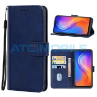 Pouzdro Shield4U Tecno Spark 8 otev&iacute;rac&iacute; modr&eacute;
