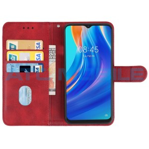 Pouzdro Shield4U Tecno Spark 9 Pro otev&iacute;rac&iacute; červen&eacute;