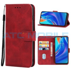Pouzdro Shield4U Tecno Spark 9 Pro otev&iacute;rac&iacute; červen&eacute;