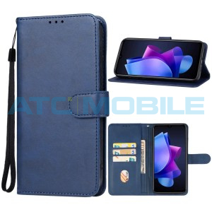Pouzdro Shield4U Tecno Spark Go 2023 otev&iacute;rac&iacute; modr&eacute;