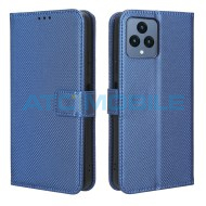 Pouzdro Shield4U T Phone 5G (2023) Diamond Texture otev&iacute;rac&iacute; modr&eacute;