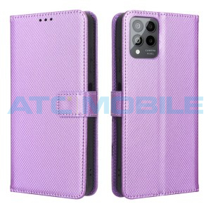 Pouzdro Shield4U T Phone Pro 5G (2023) Diamond Texture otev&iacute;rac&iacute; fialov&eacute;