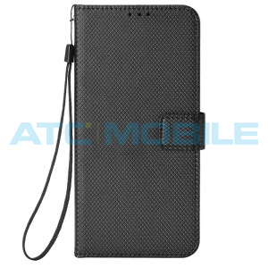 Pouzdro Shield4U Ulefone Armor 14 Diamond Texture otev&iacute;rac&iacute;, čern&eacute;