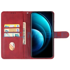 Pouzdro Shield4U Vivo X100 Pro otev&iacute;rac&iacute; červen&eacute;