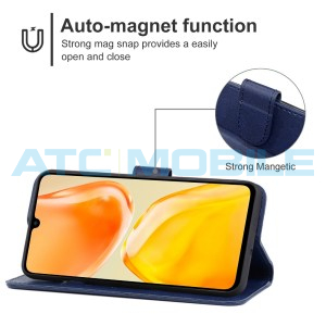 Pouzdro Shield4U Vivo X80 Lite, V25 5G otev&iacute;rac&iacute; modr&eacute;
