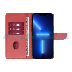 Pouzdro Shield4U Xiaomi 13 Calf Texture červen&eacute;