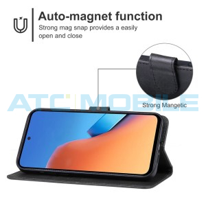 Pouzdro Shield4U Xiaomi Redmi 12 otev&iacute;rac&iacute; čern&eacute;