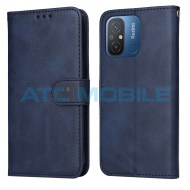 Pouzdro Shield4U Xiaomi Redmi 12C, 11A 4G Calf Texture modr&eacute;