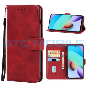 Pouzdro Shield4U Xiaomi Redmi Note 11 4G otev&iacute;rac&iacute; červen&eacute;