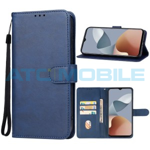 Pouzdro Shield4U ZTE Blade A73 4G, Blade V50S otev&iacute;rac&iacute; modr&eacute;