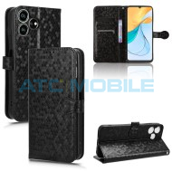 Pouzdro Shield4U ZTE Blade V50S Honeycomb otev&iacute;rac&iacute; čern&eacute;