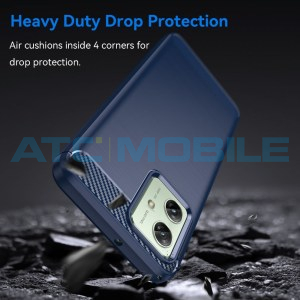 Shield4U Carbon Fiber Case Motorola Moto G54 5G (XT2343-6) modr&yacute;