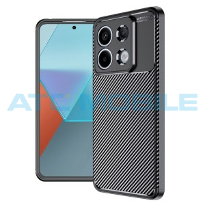 Shield4U Carbon Fiber Case Xiaomi Redmi Note 13 Pro+ čern&yacute;