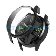 Předn&iacute; ochrann&yacute; kryt Shield4U Huawei Watch GT 3 (46mm) včetně ochrann&eacute;ho skla čern&yacute;