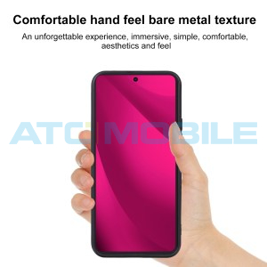 Silikonov&yacute; kryt Shield4U T Phone 2 Pro 5G (2024) čern&yacute;