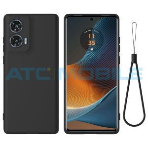 Ochrann&yacute; kryt Shield4U Silicone Liquid Motorola Edge 50 Fusion (XT2429) čern&yacute;