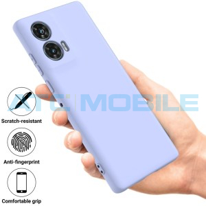 Ochrann&yacute; kryt Shield4U Silicone Liquid Motorola Edge 50 Fusion (XT2429) fialov&yacute;