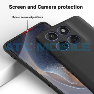 Ochrann&yacute; kryt Shield4U Silicone Liquid Motorola Edge 60 Fusion (XT2503) čern&yacute;