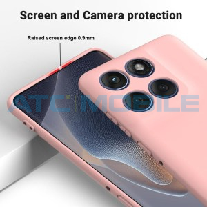 Ochrann&yacute; kryt Shield4U Silicone Liquid Motorola Edge 60 Fusion (XT2503) růžov&yacute;