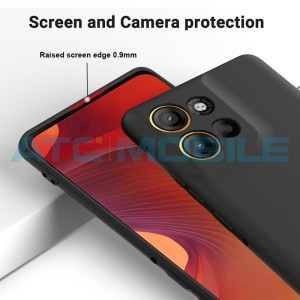 Ochrann&yacute; kryt Shield4U Silicone Liquid Motorola Moto G86 5G (XT2527) čern&yacute;