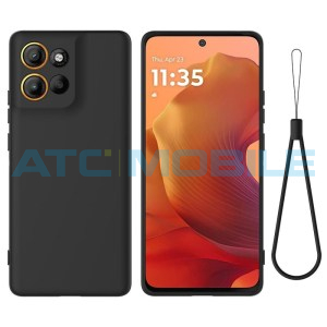 Ochrann&yacute; kryt Shield4U Silicone Liquid Motorola Moto G86 5G (XT2527) čern&yacute;