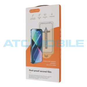 Tvrzen&eacute; sklo Shield4U iPhone 17 Pro Max Full-Glue čern&eacute; 2,5D s aplik&aacute;torem
