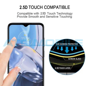 Tvrzen&eacute; sklo Shield4U Motorola Moto E22 (XT2239) Full-Glue čern&eacute; 2,5D