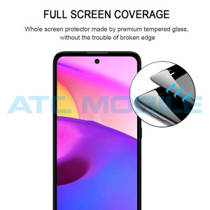 Tvrzen&eacute; sklo Shield4U Motorola Moto E30, E40, G22 Full-Glue čern&eacute; 2,5D