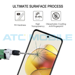 Tvrzen&eacute; sklo Shield4U Motorola Moto G73 5G Full Screen&Glue čern&eacute; 2,5D