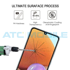 Tvrzen&eacute; sklo Shield4U Samsung Galaxy A32 4G (SM-A325) Full-Glue čern&eacute; 2,5D