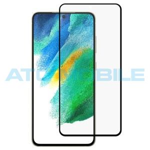 Tvrzen&eacute; sklo Shield4U Samsung Galaxy S21 FE 5G (SM-G990B) Full-Glue, čern&eacute; 2,5D