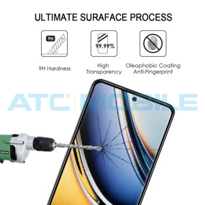 Tvrzen&eacute; sklo Shield4U Realme 11 Pro 5G (RMX3771), 11 Pro+ (RMS3741) čern&eacute; (pln&eacute; kryt&iacute; a lepen&iacute;)