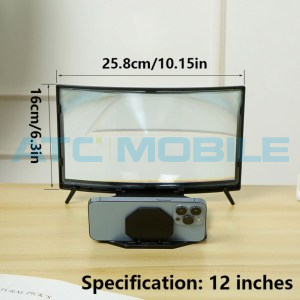 Stoj&aacute;nek se zvět&scaron;ovac&iacute;m zakřiven&yacute;m sklem Shield4U (Magnifier Phone Projection) 12