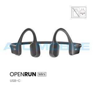 Shokz OpenRun mini bluetooth sluch&aacute;tka před u&scaron;i, čern&aacute; (USB-C)