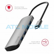 SWISSTEN USB-C Hub 4v1 (4x USB 3.0) hlin&iacute;k