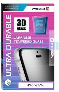 Tvrzen&eacute; sklo SWISSTEN Ultra Durable 3D Huawei Y7 Prime 2018 (LDN-L21), čern&eacute;