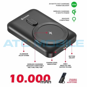 Powerbanka SWISSTEN PD 10000 mAh (kompatibiln&iacute; s MagSafe)