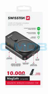 Powerbanka SWISSTEN PD 10000 mAh (kompatibiln&iacute; s MagSafe)