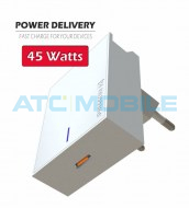 SWISSTEN cestovn&iacute; adapt&eacute;r PD 3.0 (USB-C) b&iacute;l&yacute; 45W