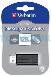 Verbatim USB Flash 128GB PinStripe Store