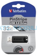 Verbatim USB Flash 32GB PinStripe čern&yacute;