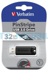 Verbatim USB Flash 32GB PinStripe čern&yacute;